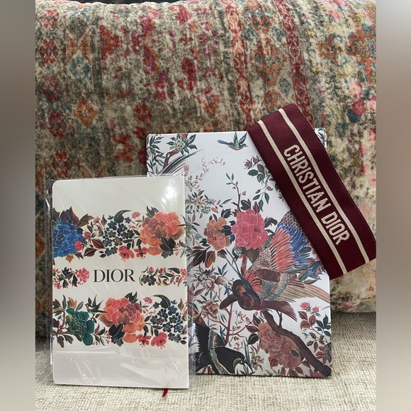 Christian Dior Floral Notebook 2Pc Set - Picture 3 of 5